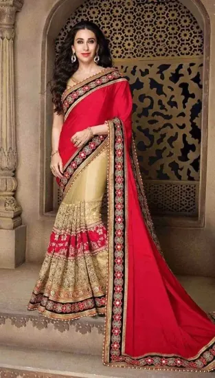 Picture of modest maxi gown saree women fashion georgette fabric i