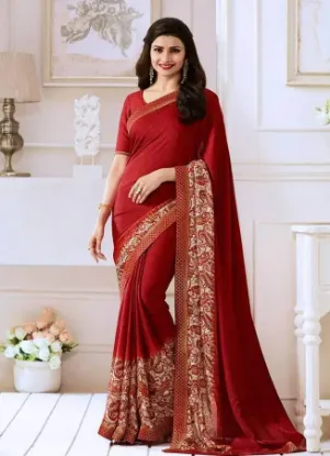 Picture of modest maxi gown traditional party wear sari wedding in