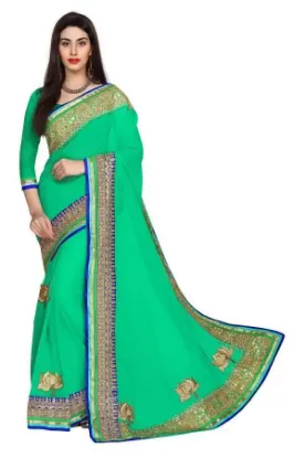 Picture of negamum sareesoft silk saree grand pallu full jari wor,