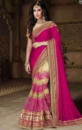 Picture of nice look saree ethnic bollywood wedding party wear am,