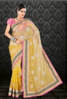 Picture of nw chiffon wedding sari saree curtain dupatta bridal d,