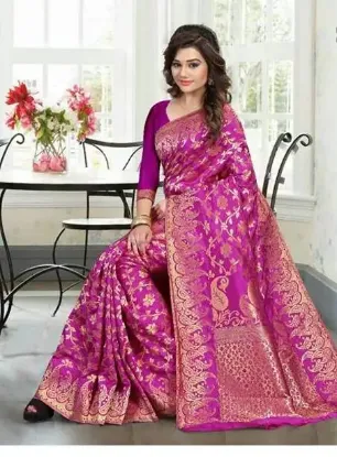 Picture of pakistani blue bollywood art silk saree festival wear ,