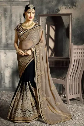 Picture of pakistani designer sari indian bollywood traditional sa