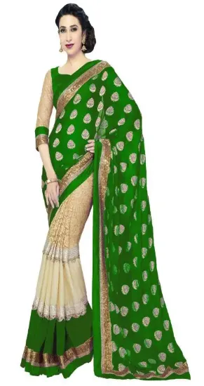 Picture of pakistani party wear women indian designer sari bollyw,