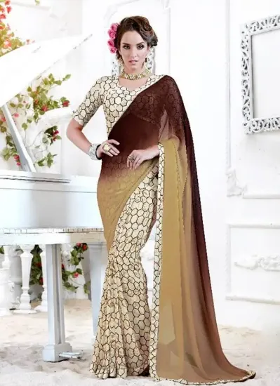 Picture of party wear saree beautiful festival indian designer sa,