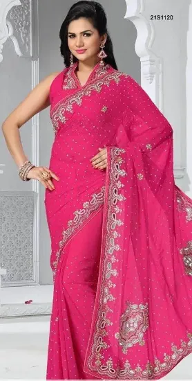 Picture of partywear saree wedding bollywood stylish sari designer