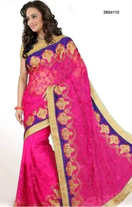 Picture of partywear traditional fancy sari indian bollywood saree