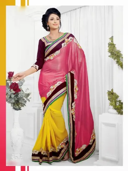 Picture of purple sarees soft silk saree grand jari saree purple s