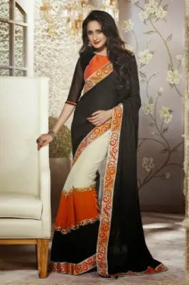 Picture of rajthani saree silk saree grand saree full jari work mo