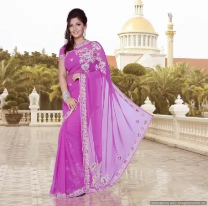 Picture of resham zari work banarasi saree latest designer sari co