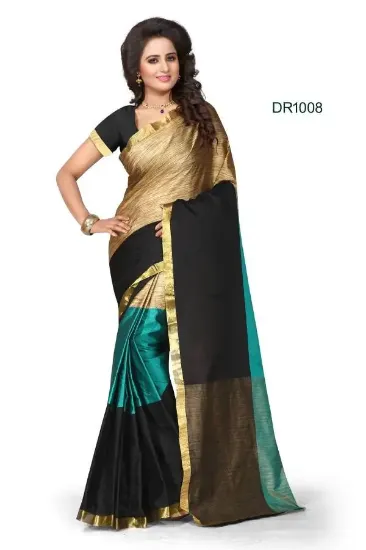 Picture of royal look ethnic party wear fashion saree designer in,