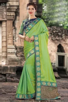 Picture of sanskriti handmade cream saree blend georgette printed 