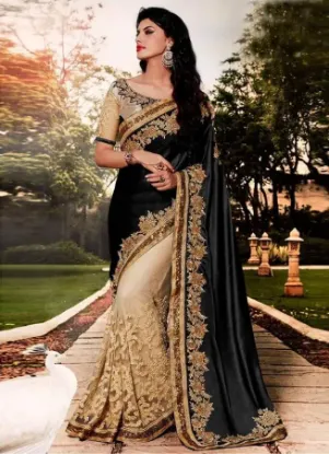 Picture of sanskriti handmade indian pure cotton ethnic saree brow