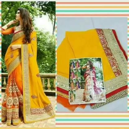 Picture of sanskriti handmade printed ethnic saree pure silk craft