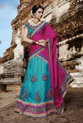 Picture of sanskriti handmade printed silk blend saree cream dress