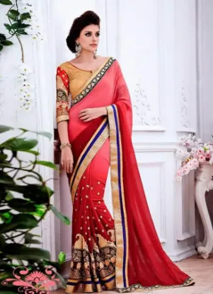 Picture of sanskriti handmade pure silk cultural saree cream peaba