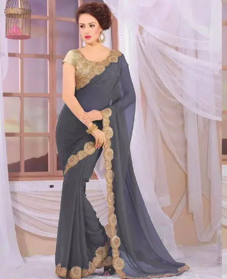 Picture of sanskriti handmade pure silk ethnic saree printed sari 