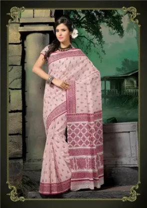 Picture of sanskriti handmade saree silk blend hand beaded woven f