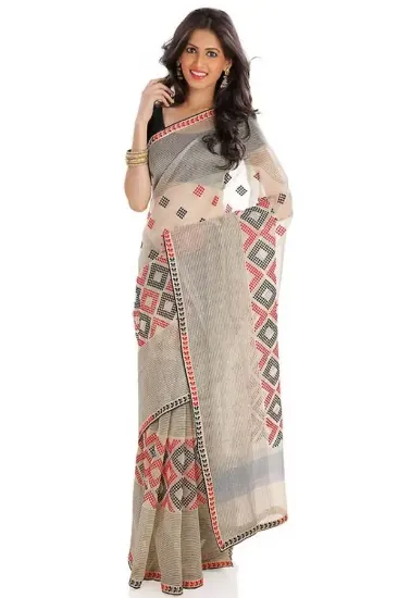 Picture of sanskriti sanskriti handmade pure georgette silk saree 