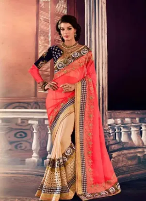 Picture of saree beautiful georgette indian style gorgeous look pa