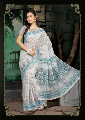 Picture of saree bollywood ethnic georgette fabric with banglori s