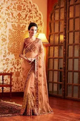 Picture of saree bollywood ethnic style pakistani party wear sari,