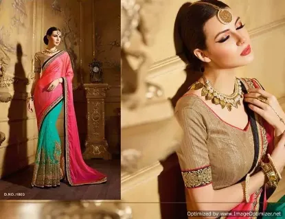 Picture of saree bollywood indian pakistani sari party wedding sa,