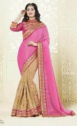 Picture of saree designer bollywood sari indian pakistani ethnic ,