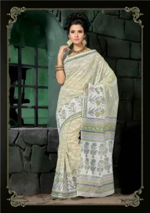 Picture of saree designer evening partywear sari bridal indian fan