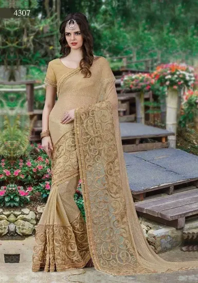 Picture of saree designer traditional indian partywear sari ethni,