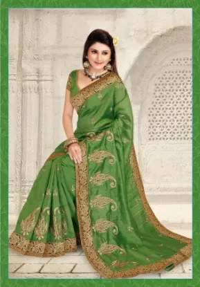 Picture of saree ethnic women bollywood sari designer traditional 