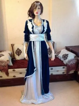 Picture of beautiful dubai caftan abaya jalabiya ladies maxi dress