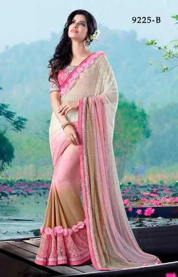 Picture of saree pakistani designer sari wedding party wear modest