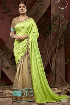 Picture of saree pakistani indian gorgeous look awesome georgette 