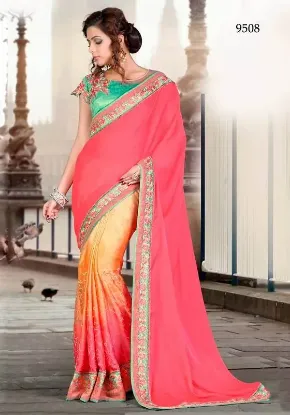 Picture of saree party wedding reception attractive sari bollywoo,