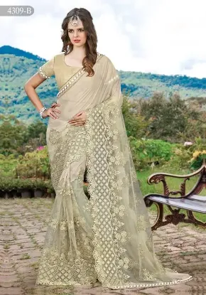 Picture of saree wedding bollywood sari designer heavy indian pak,