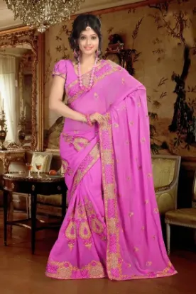 Picture of saree wedding indian women bollywood sari designer trad