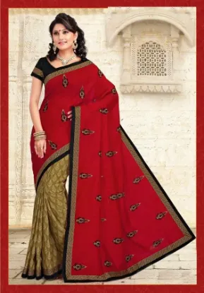 Picture of saree woman women designer sari dress indian ethnic par