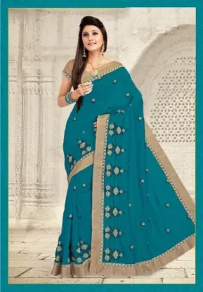 Picture of saree women sari indian bollywood wedding designer dres