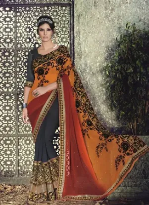 Picture of sari bollywood designer indian traditional ethnic brida