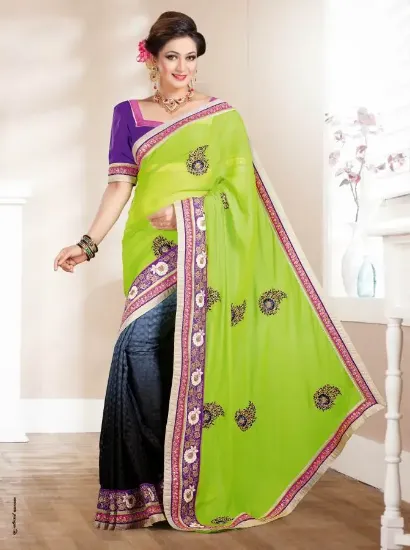 Picture of sari designer bollywood saree partywear indian pakistan