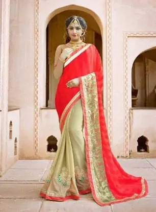 Picture of sari designer heavy indian pakistani partywear saree w,