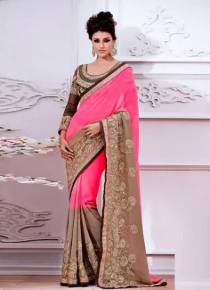 Picture of sari ethnic designer party saree bollywood indian pakis