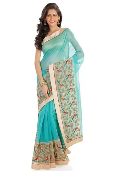 Picture of sari indian ethnic party wear bollywood designer saree 