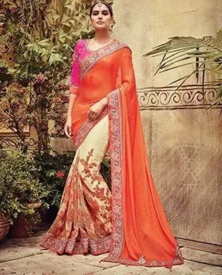 Picture of sari indian ethnic wedding bollywood designer party wea