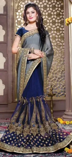 Picture of sari indian pakistani designer awesome saree fancy mode