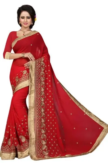 Picture of sari reception designer saree bollywood ethnic pakistan