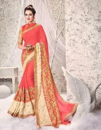 Picture of sari wedding bollywood stylish saree designer pakistan,