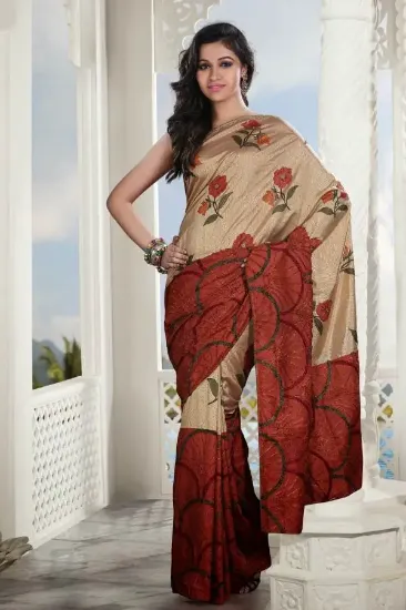 Picture of stylish saree designer exclusive indian partywear sari 