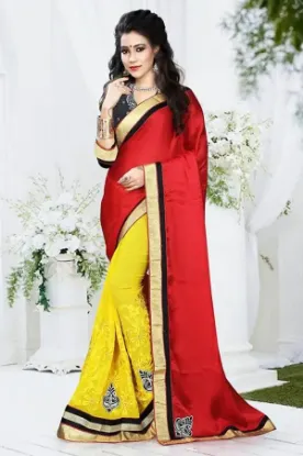 Picture of tcw handmade saree pure silk hand embroidered craft fab